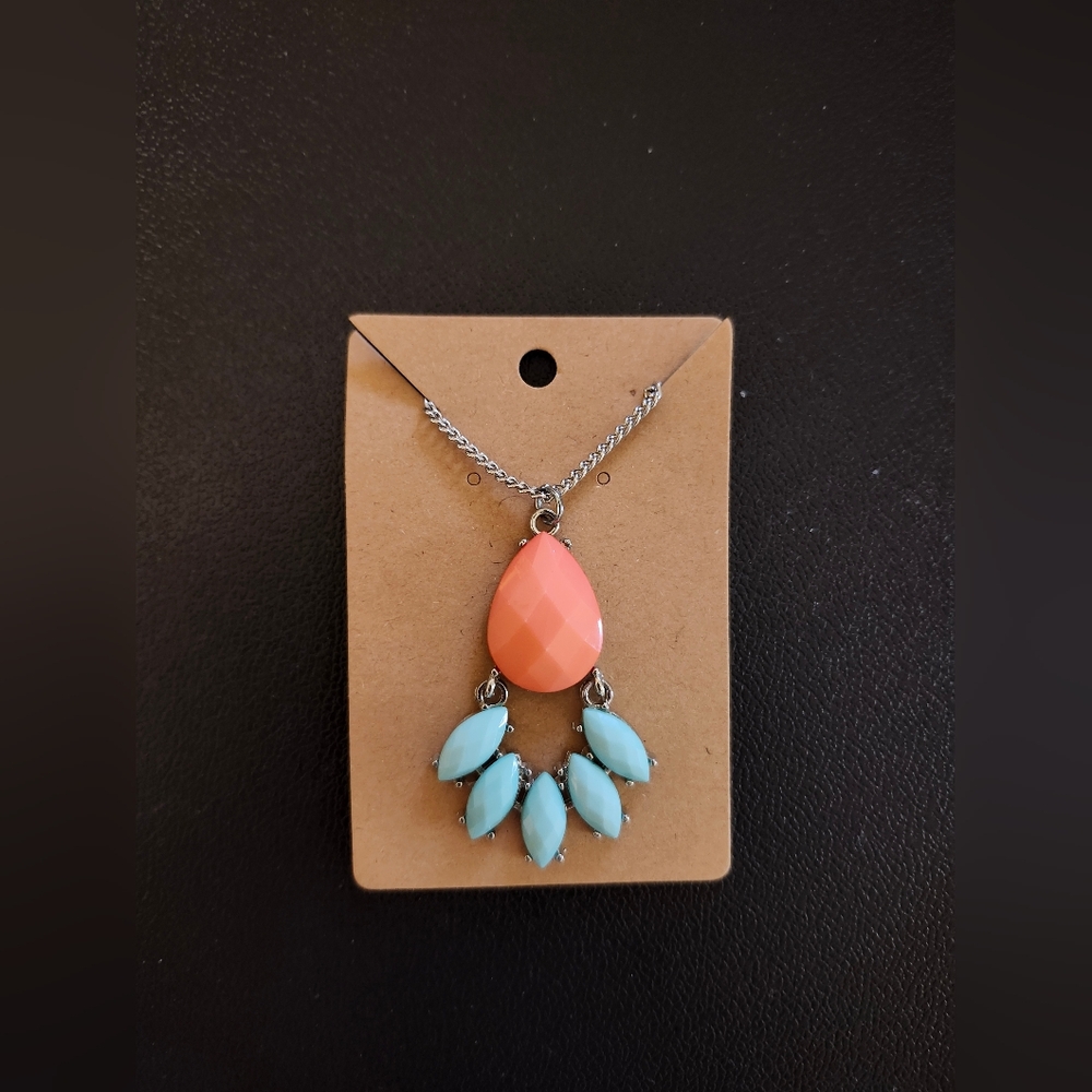 Coral Turquoise Necklace